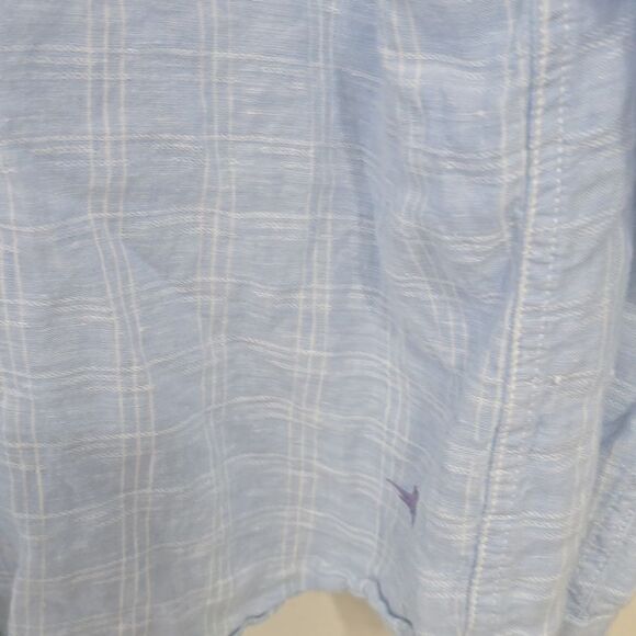 Tommy Bahama Men's Light Blue 100% Linen Casual Shirt X - Picture 3 of 8